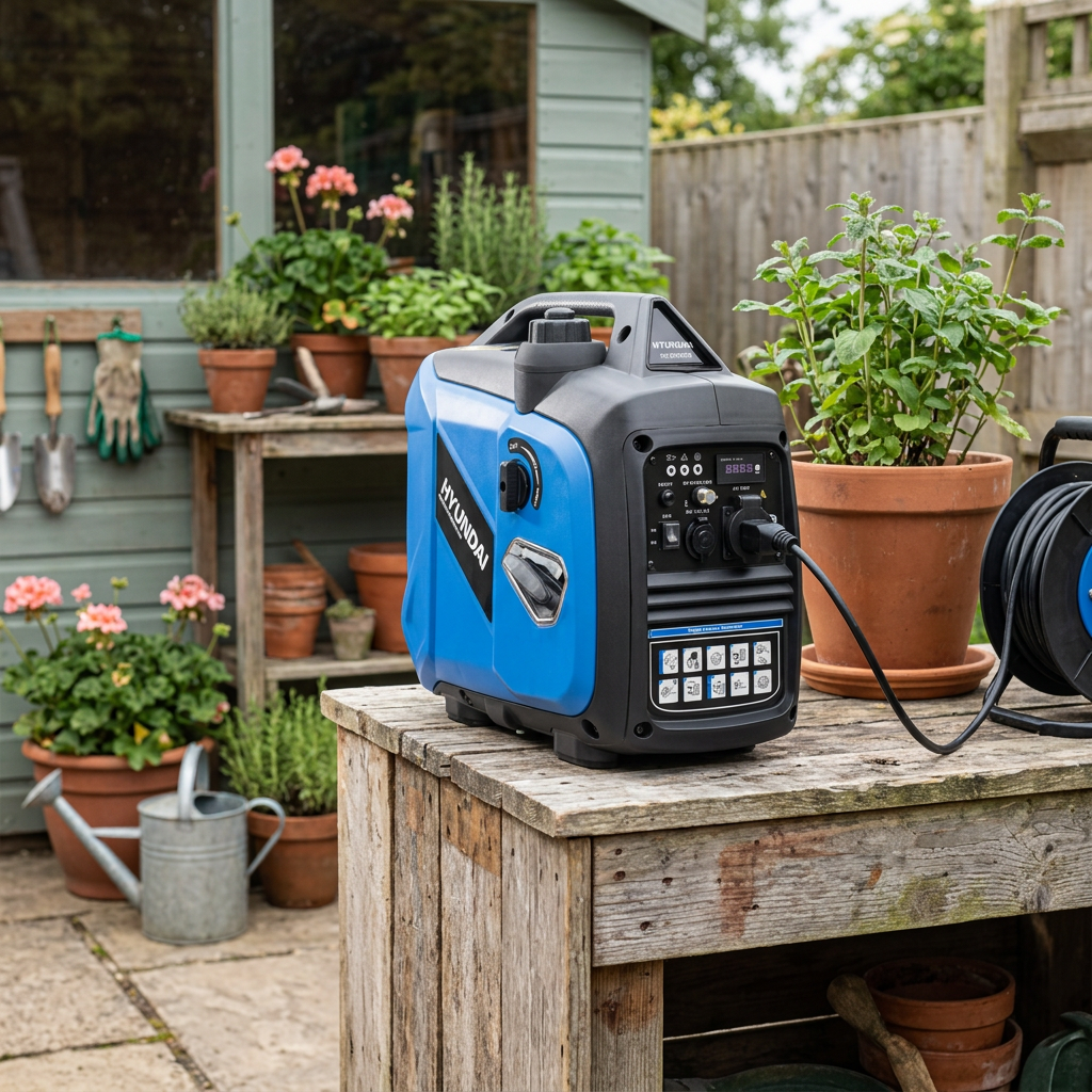 Hyundai 2.0kW / 2000W Inverter Generator, Recoil Start, Pure Sine Wave | HY2350Si-EU
