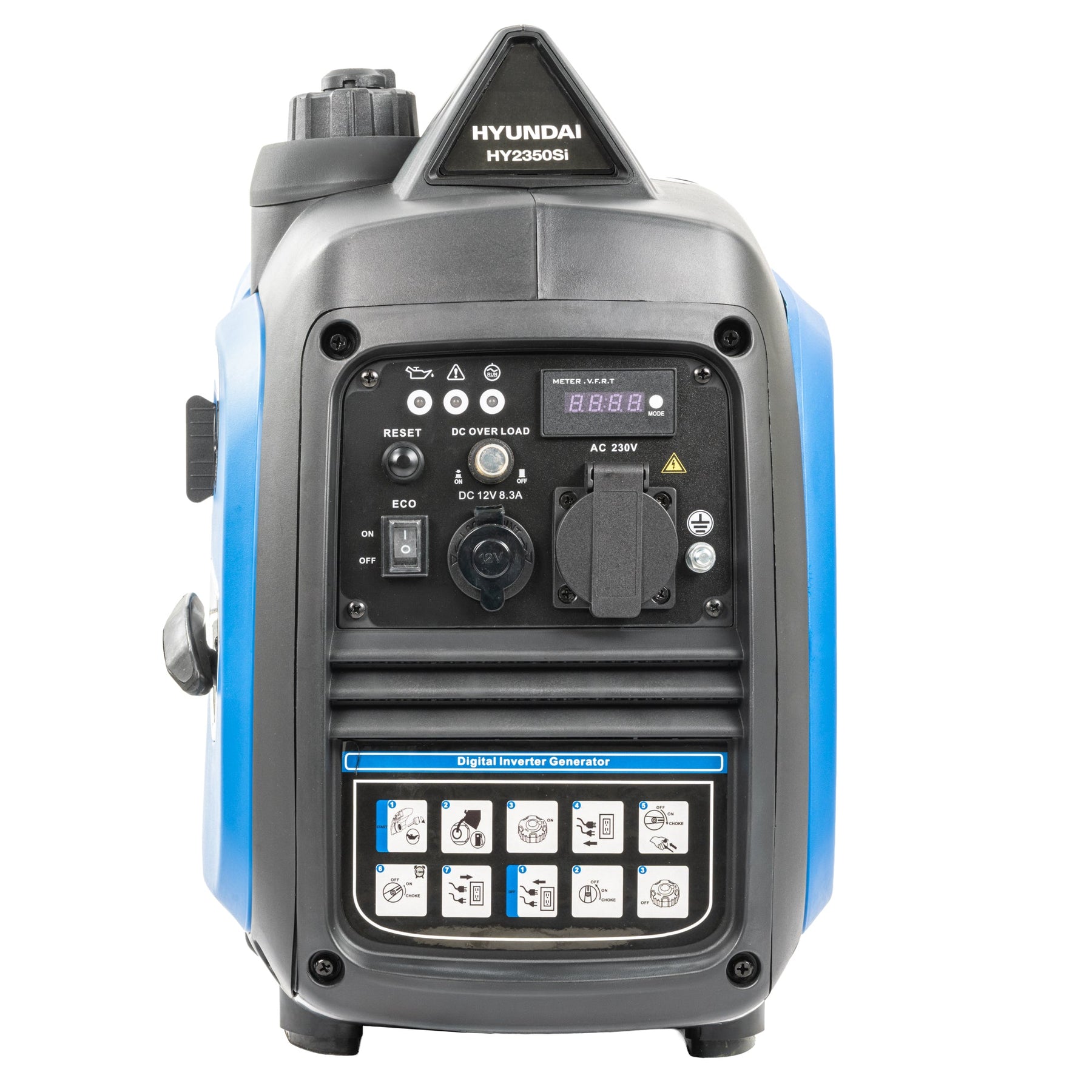 Hyundai 2.0kW / 2000W Inverter Generator, Recoil Start, Pure Sine Wave | HY2350Si-EU