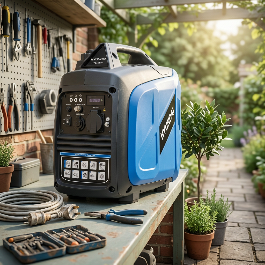 Hyundai 2.0kW / 2000W Inverter Generator, Recoil Start, Pure Sine Wave | HY2350Si-EU