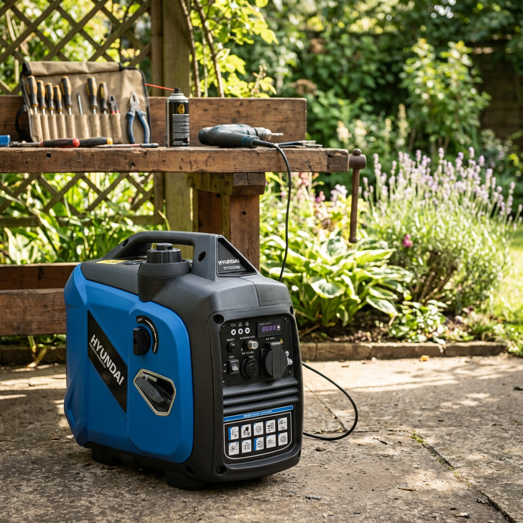 Hyundai 2.0kW / 2000W Inverter Generator, Recoil Start, Pure Sine Wave | HY2350Si-EU