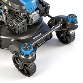 Tondeuse thermique autotractée Hyundai 51cm, Zéro virage, Démarrage électrique, 3-en-1 | HYM20200SPEZX-EU