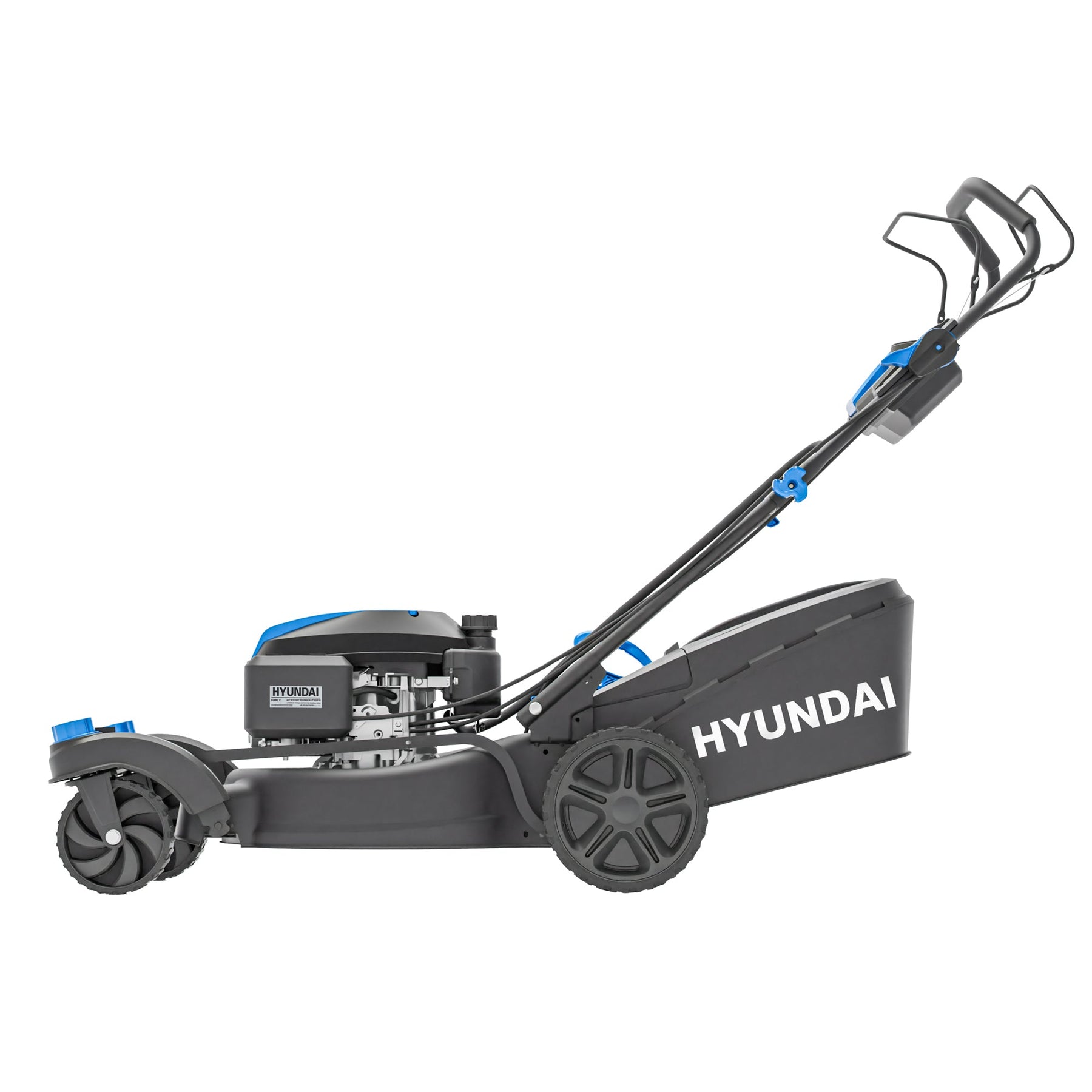 Tondeuse thermique autotractée Hyundai 51cm, Zéro virage, Démarrage électrique, 3-en-1 | HYM20200SPEZX-EU