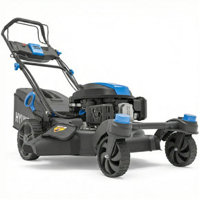 Tondeuse thermique autotractée Hyundai 51cm, Zéro virage, Démarrage électrique, 3-en-1 | HYM20200SPEZX-EU