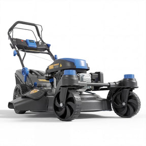 Tondeuse thermique autotractée Hyundai 51cm, Zéro virage, Démarrage électrique, 3-en-1 | HYM20200SPEZX-EU