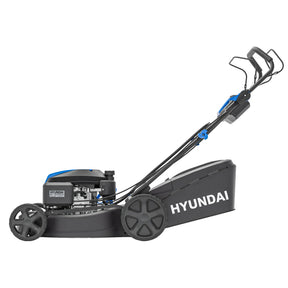 Hyundai 56cm Self-Propelled Petrol Lawnmower, Electric Start, 3-in-1 | HYM22200SPEX-EU
