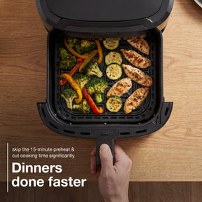 HYUNDAI 5L Digital Air Fryer, 8 Preset Programmes, 1500W | HYAF5001DB