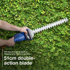 Hyundai 550W 510mm Corded Electric Hedge Trimmer Pruner | HYHT550E