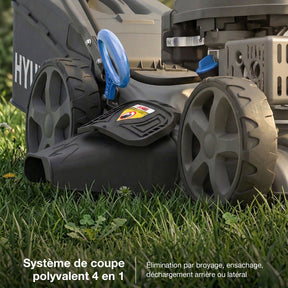 Tondeuse thermique autotractée Hyundai 43cm, Démarrage électrique, 139cc | HYM17150SPEX-EU