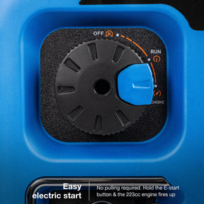 Hyundai 5.5kW / 5500W Inverter Generator, Electric Start, Pure Sine Wave | HY6250SEi