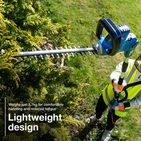 Hyundai 550W 440mm 2-in-1 Corded Electric Pole Hedge Trimmer and Pruner Convertible | HYP2HT550E
