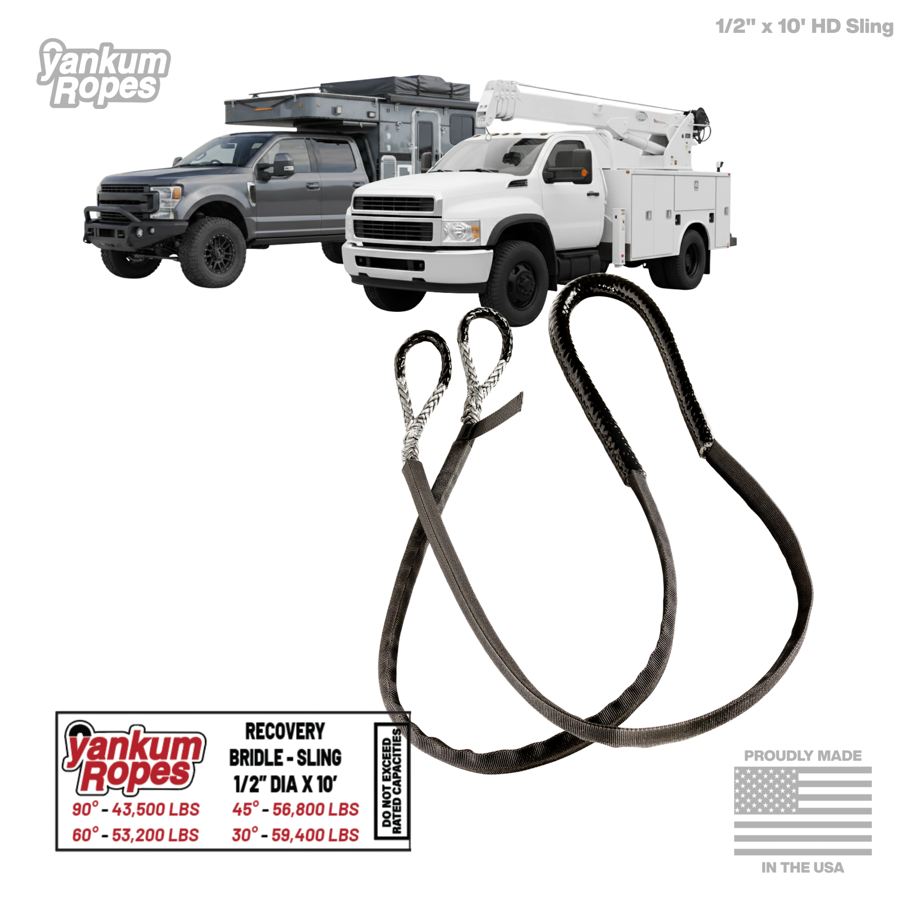 Heavy Duty Synthetic Recovery Sling