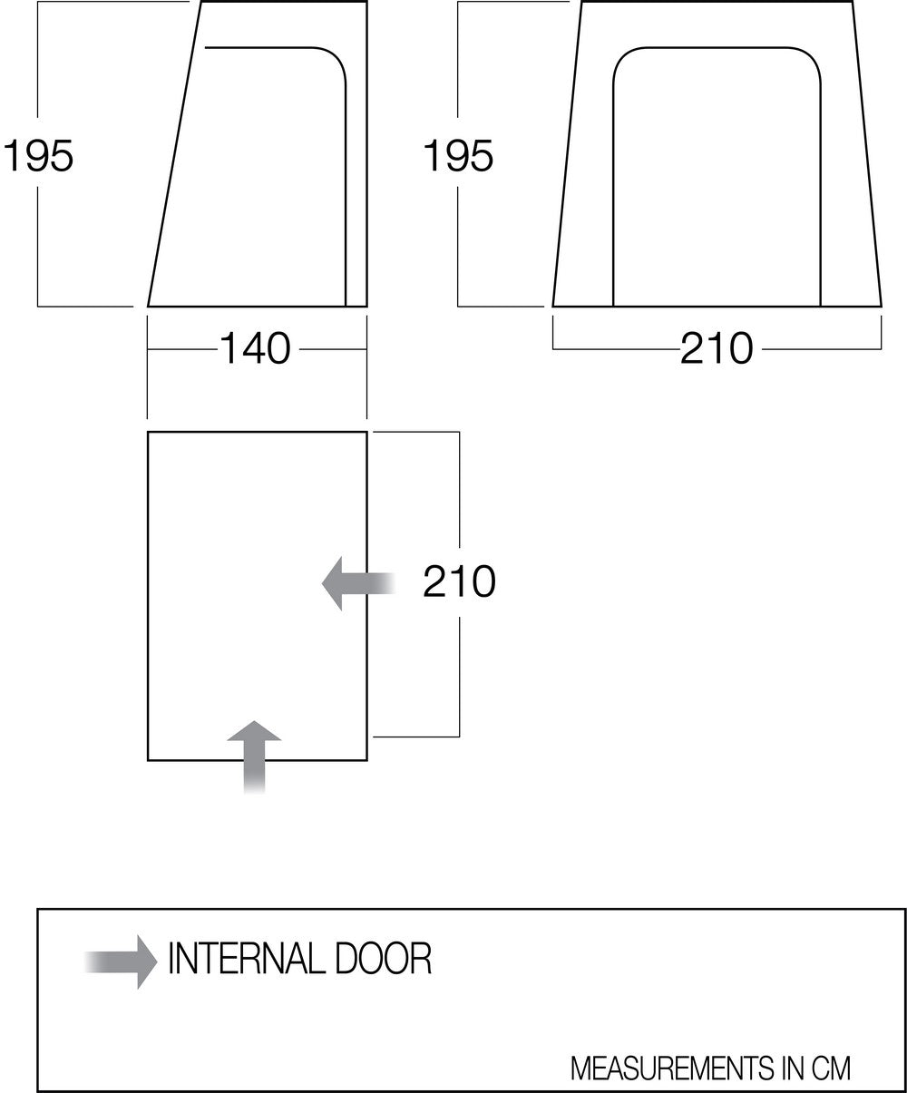 Vango Drive Away Awning Inner Bedroom - BR001