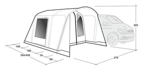 Outwell Talladega Air Drive Away Awning 2026