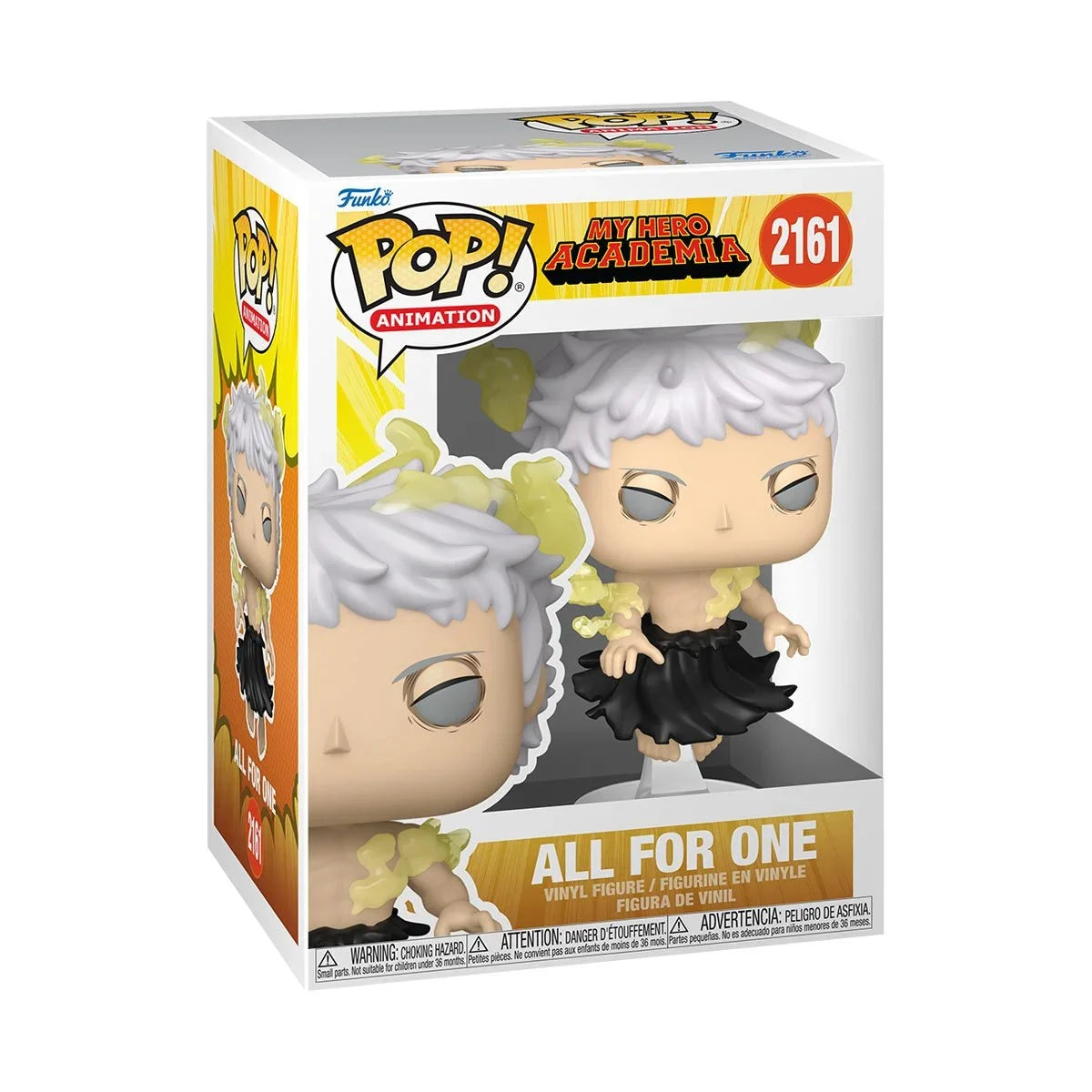 FUNKO POP! Animation My Hero Academia All For One #2161 + My Hero Academia CCG Crimson Rampage DLC Bundle