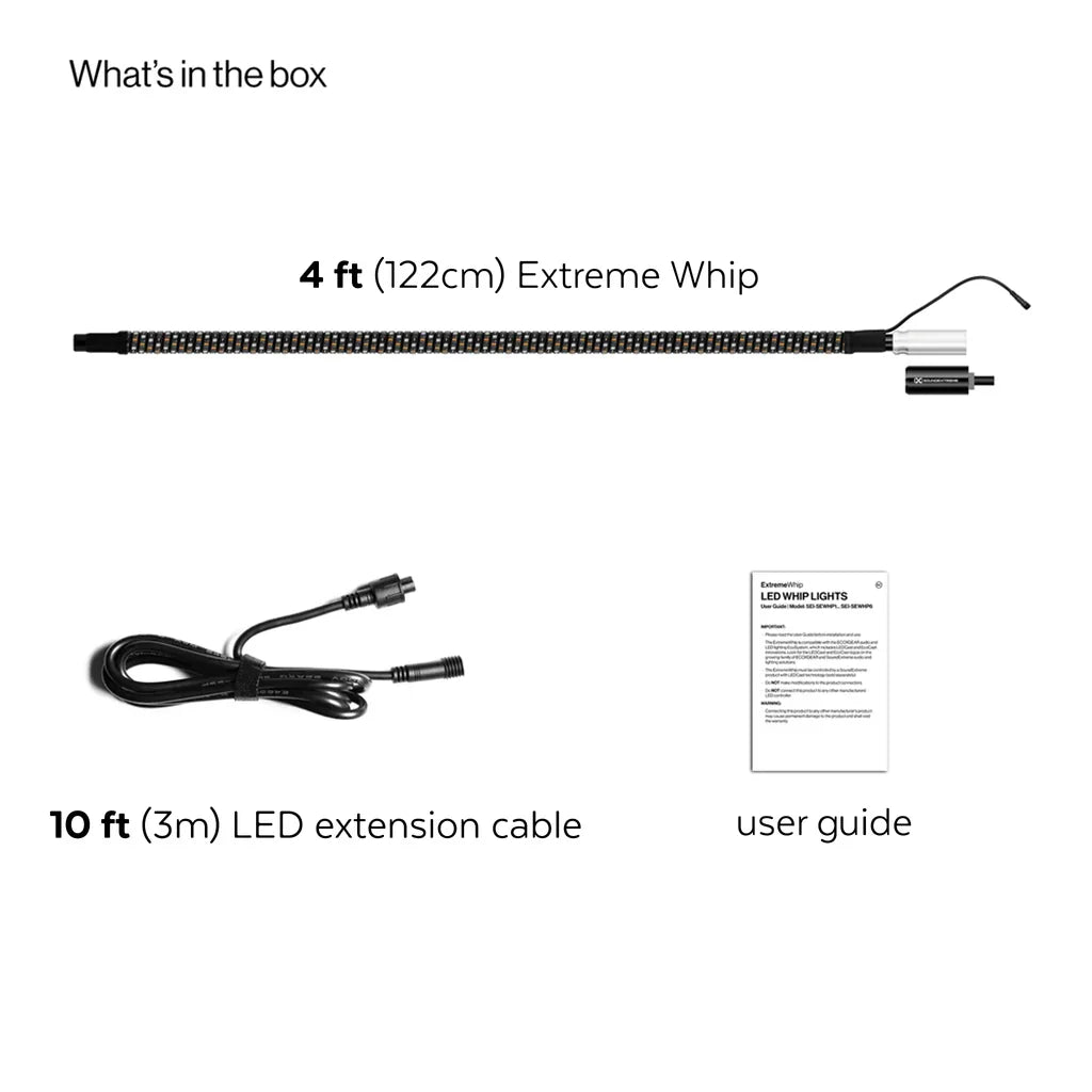 Extreme 4ft (122cm) Whip Antenna