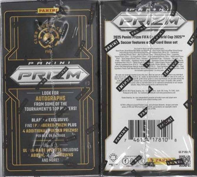 2025 Panini Prizm FIFA Club World Cup Soccer 24ct. Blaster Box - Sealed