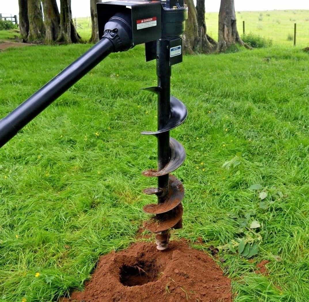 12" Auger For PTO Hole Borer