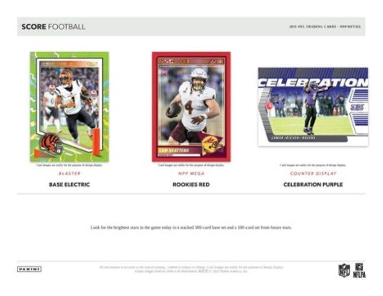2025 Panini SCORE NFL Football 150ct. Mega Box - Sealed