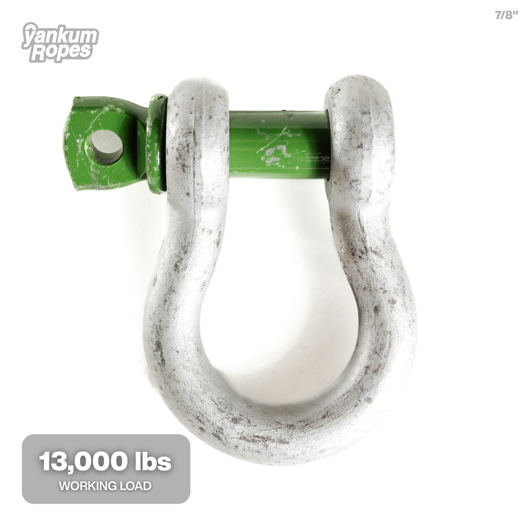 Green Pin Bow Shackle SC