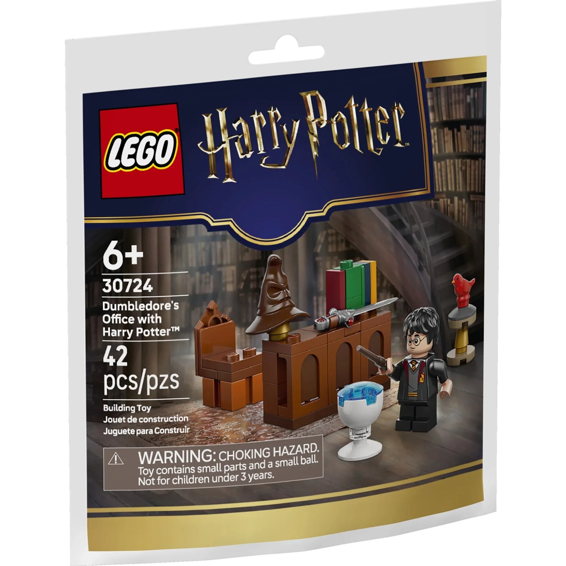 Harry Potter House Crests Playing Cards + LEGO Harry Potter Dumbledore’s Office 30724 Bundle