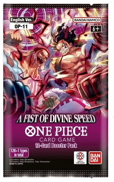 One Piece CG - A Fist Of Divine Speed - English Booster Pack (OP-11)