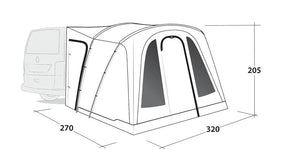 Outwell San Diego Drive Away Awning