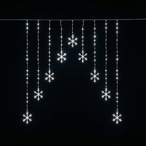Premier 1.2x1.2m Pin Wire Snowflake V Lights - White
