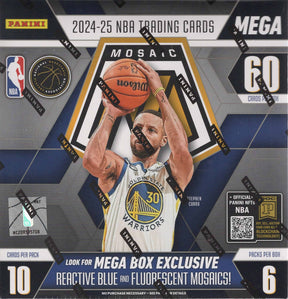 2024-25 Panini Mosaic NBA Basketball 60ct. Mega Box - Sealed