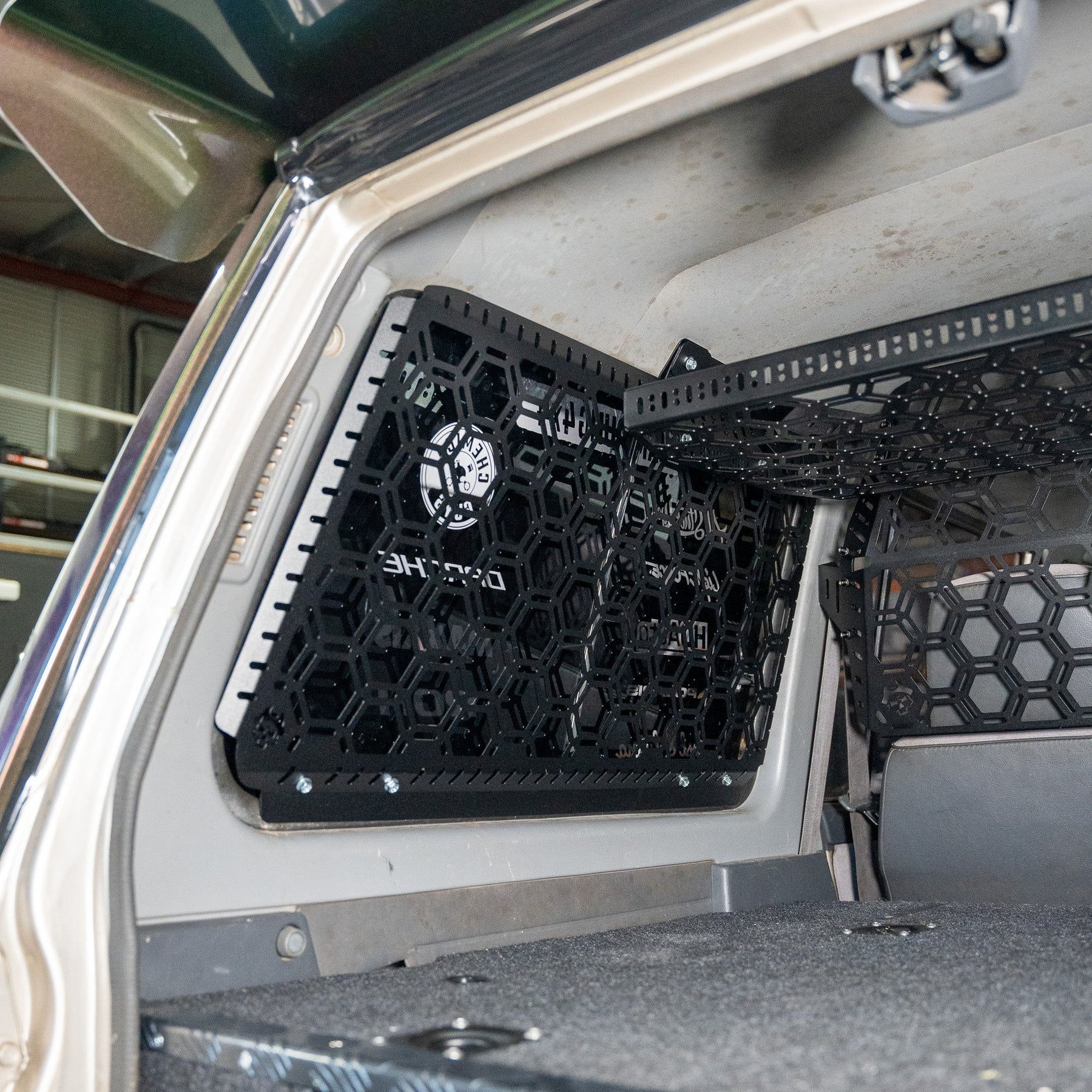Rear Side Window Molle Panels | Nissan GQ Patrol