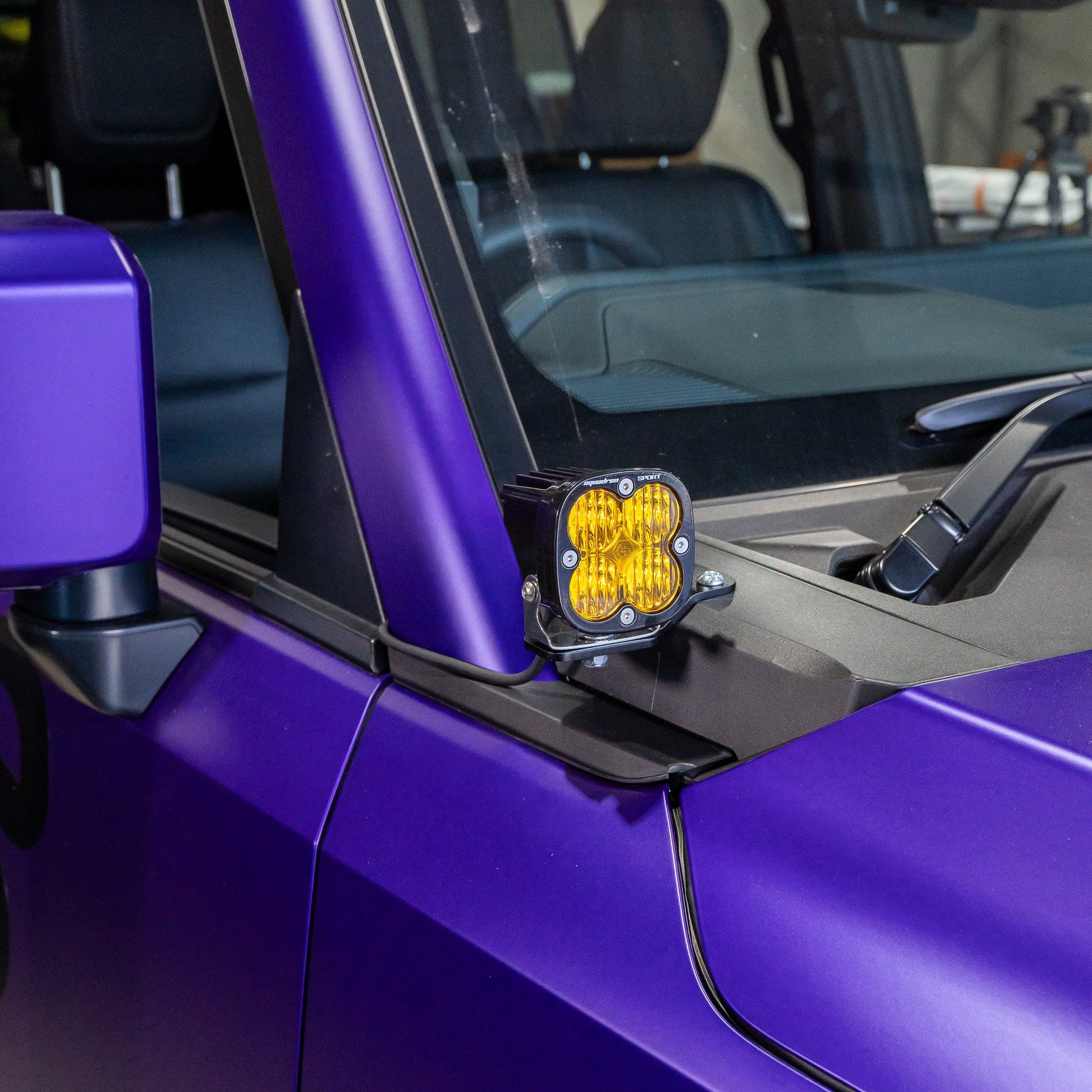 Bonnet Aerial or Ditch light Mount | Toyota Prado 250