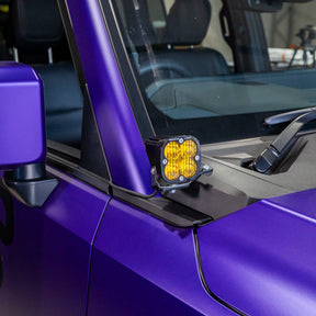 Bonnet Aerial or Ditch light Mount | Toyota Prado 250