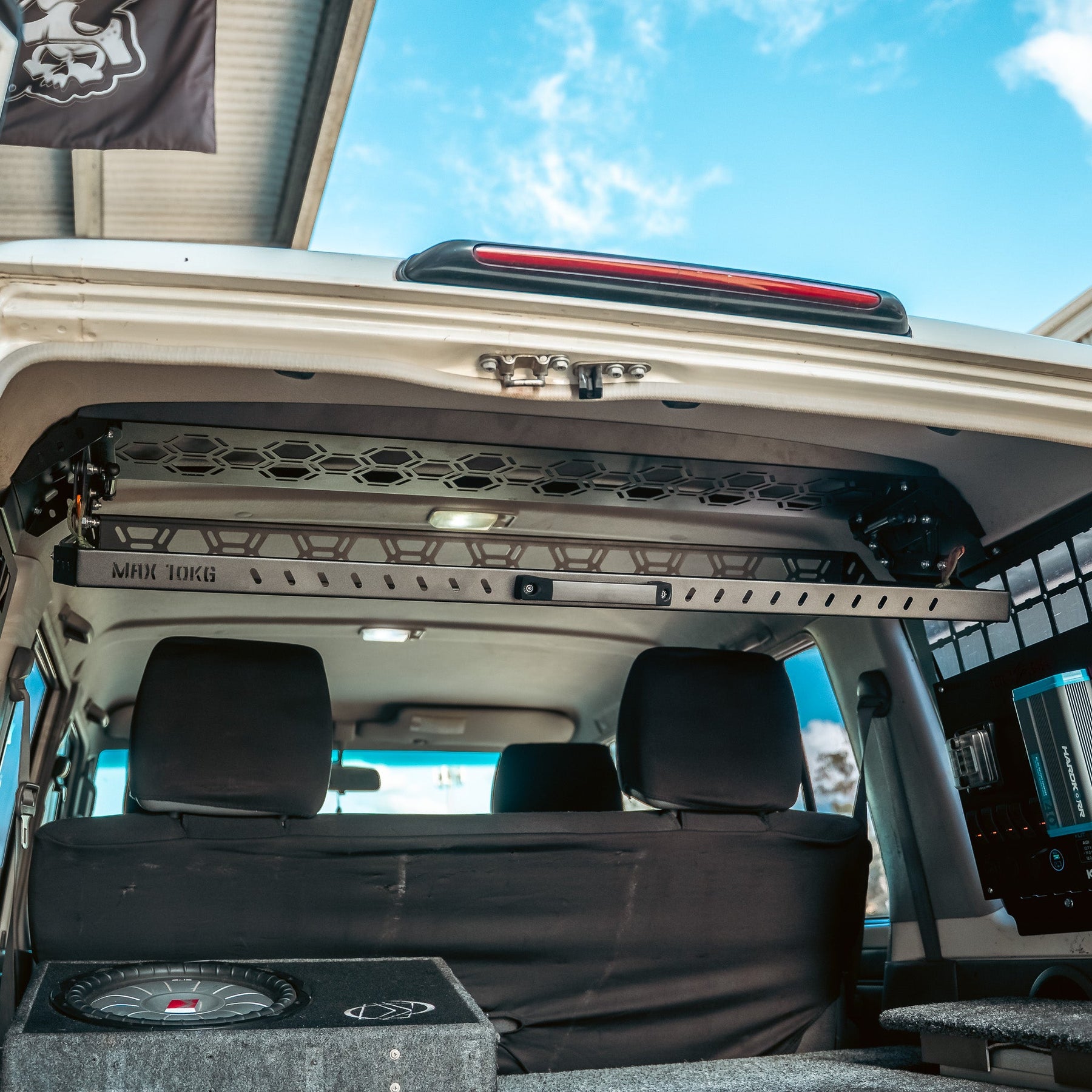 Drop Down Rear Roof Parcel Shelf | Toyota Landcruiser LC76