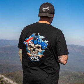 Unisex Staple Tee (T-Shirt) - Aussie Pirate Skull