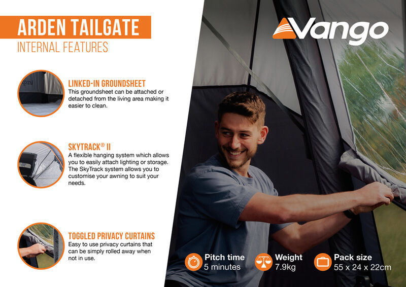 Vango Arden Tailgate Awning