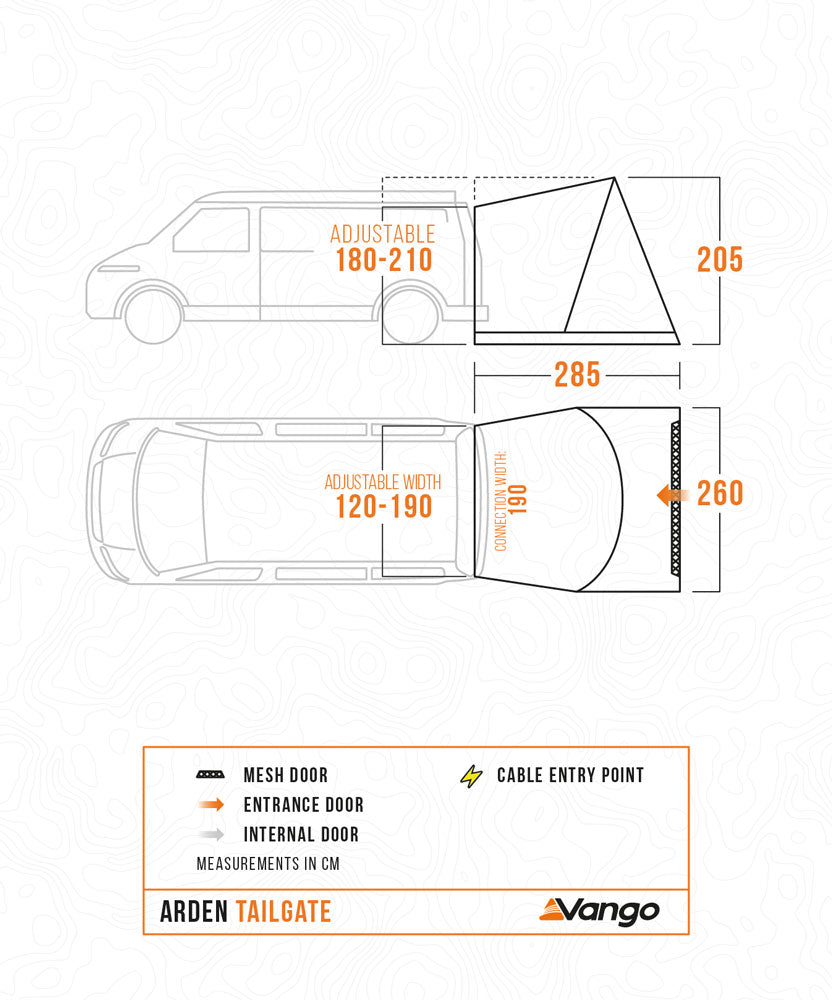 Vango Arden Tailgate Awning