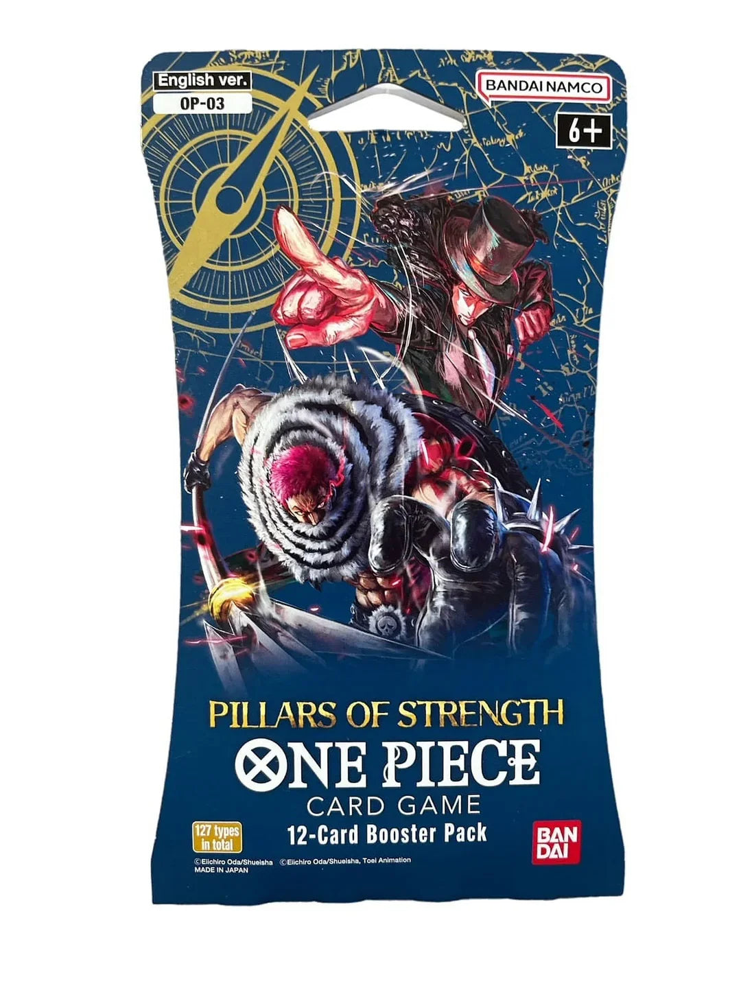 One Piece CG - Pillars of Strength - English Sleeved Booster Pack (OP-03)
