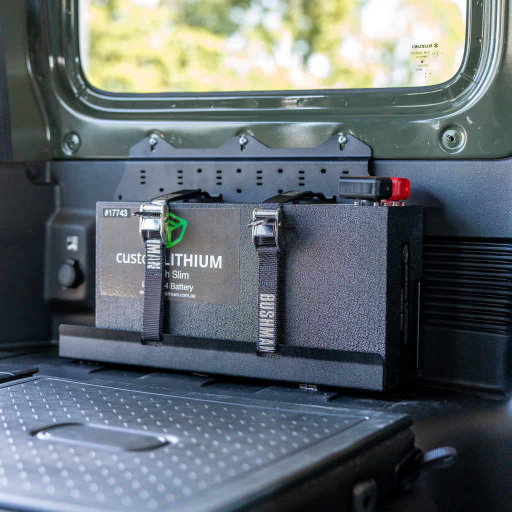 Cargo Bay Auxiliary Battery Mount With Power Panel For Jimny JB74