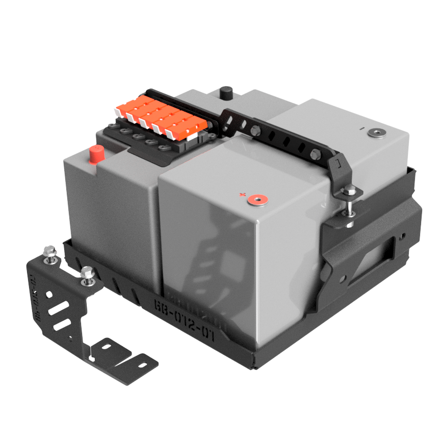 Under Bonnet Dual Battery Mount | Toyota Prado 250