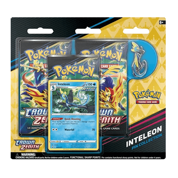 Pokemon Crown Zenith Pin Collection Inteleon