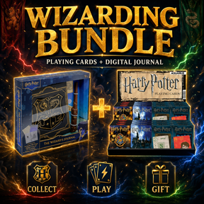 Harry Potter House Crests Playing Cards & Digital Wizard's Journal Bundle
