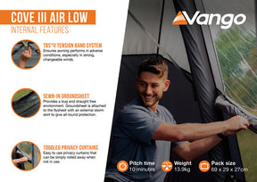 Vango Cove III Poled Drive Away Awning