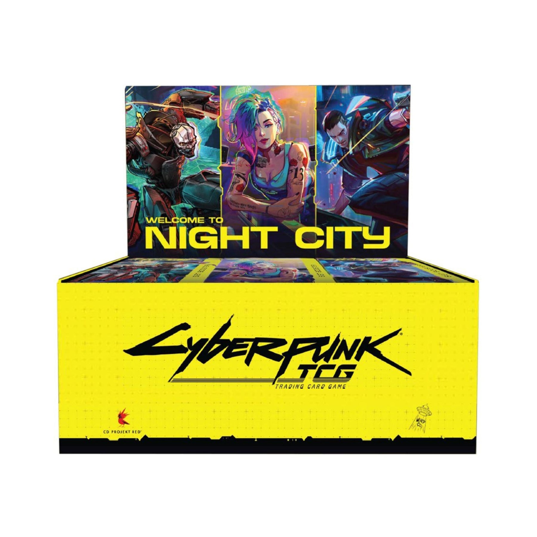 Cyberpunk TCG Retail Booster Box 24 Packs – Sci-Fi Trading Card Game Booster Display, Collectible Cards, Deck Building Strategy Game for Players and Collectors (PRE-ORDER OCTOBER)