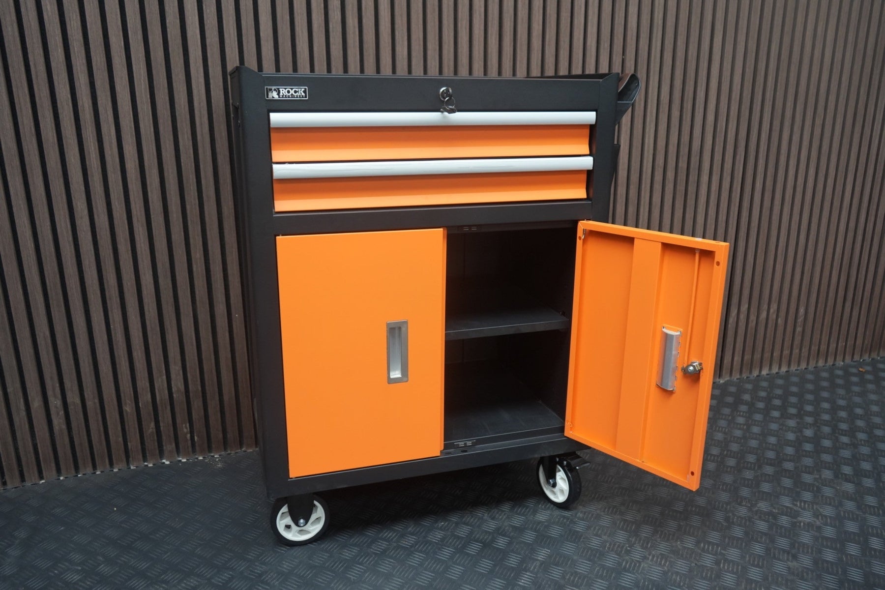 Rock RT-075 28" Steel Tool Chest with cabinet