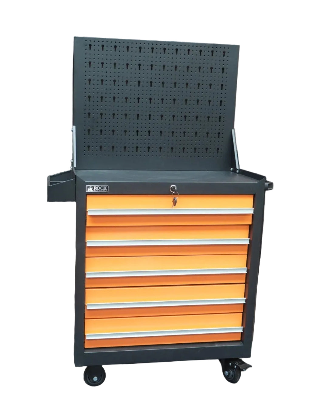 Rock RT-083 24" Steel tool chest with 4 drawers and backboard