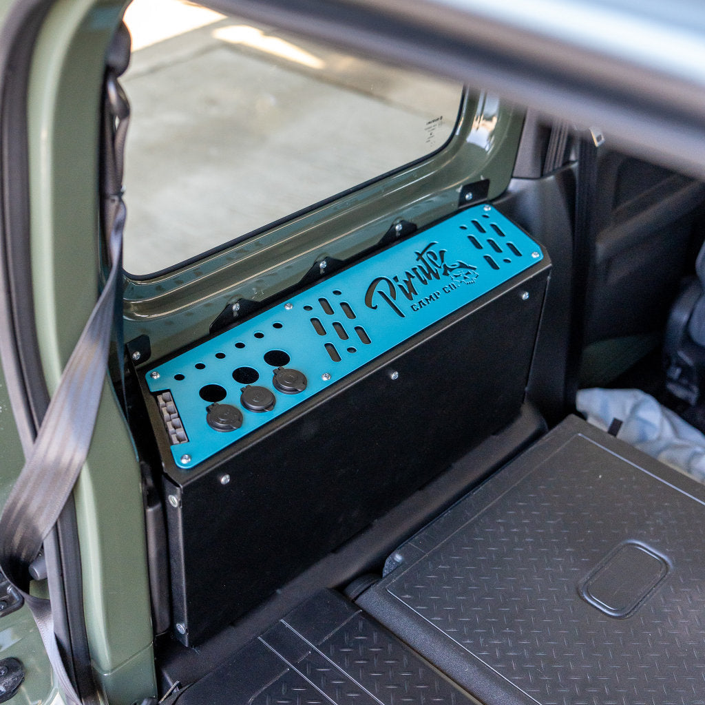 Cargo Bay Auxiliary Battery Mount With Power Panel For Jimny JB74