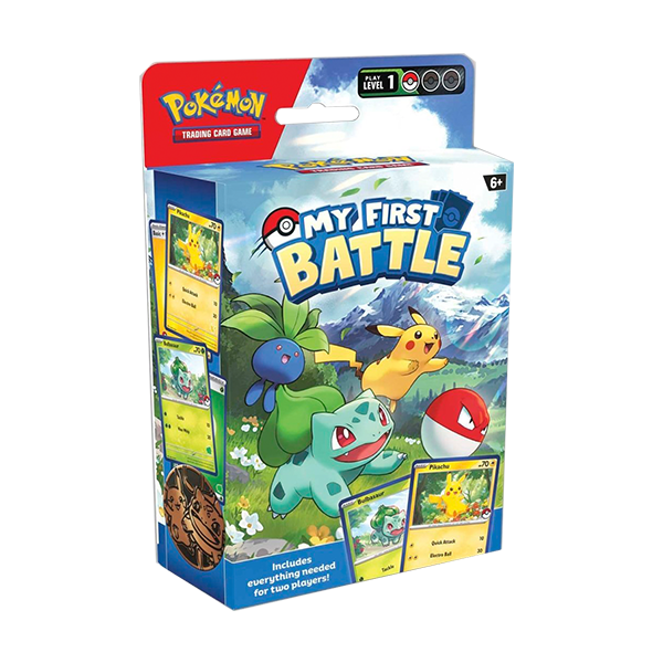 My First Battle Pikachu and Bulbasaur