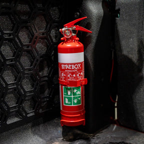 Vertical Tub Fire Extinguisher Bracket + 1kg Fire Extinguisher | Next Gen Ford Ranger & Raptor 2022+