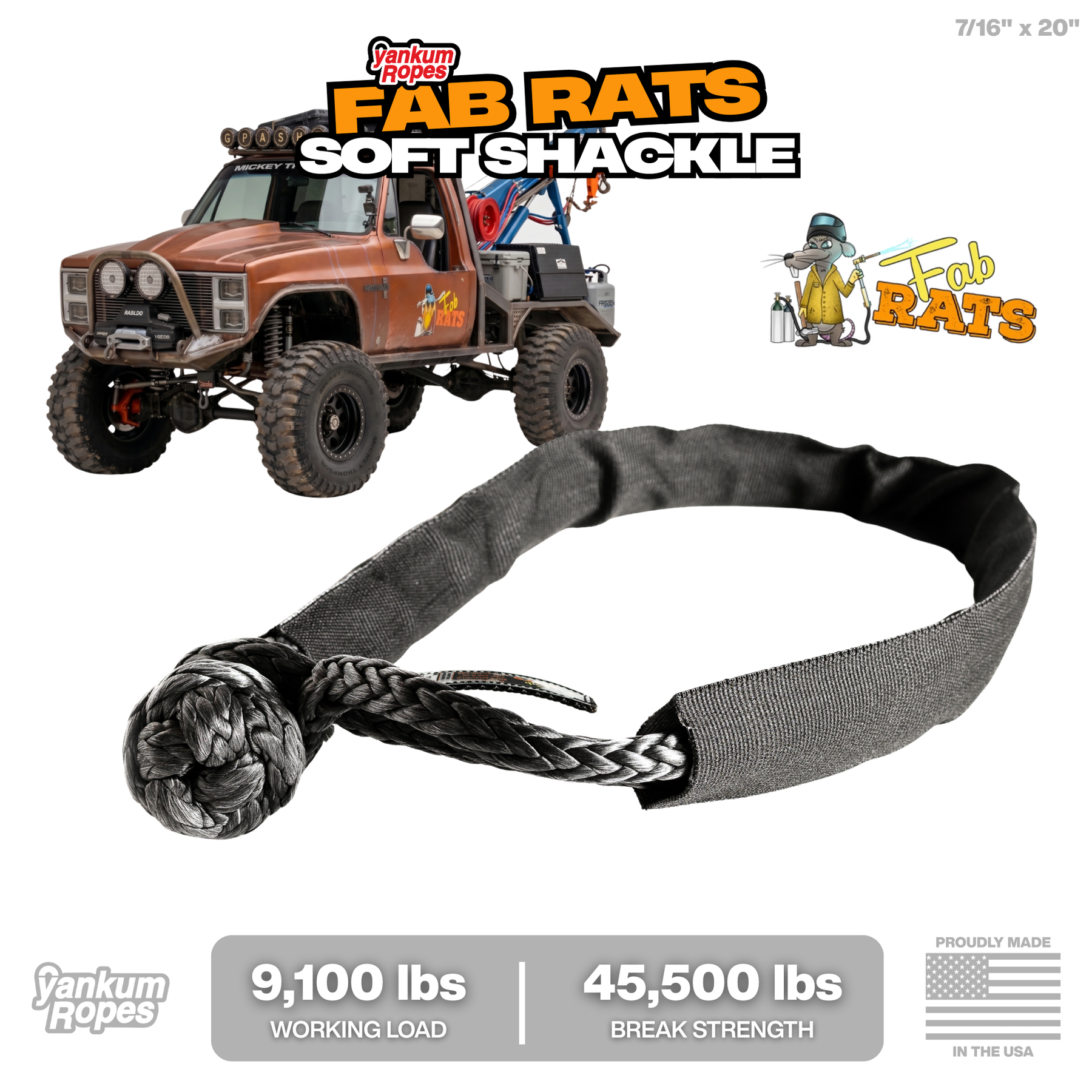 Fab Rat's "Double Loop" Soft Shackle