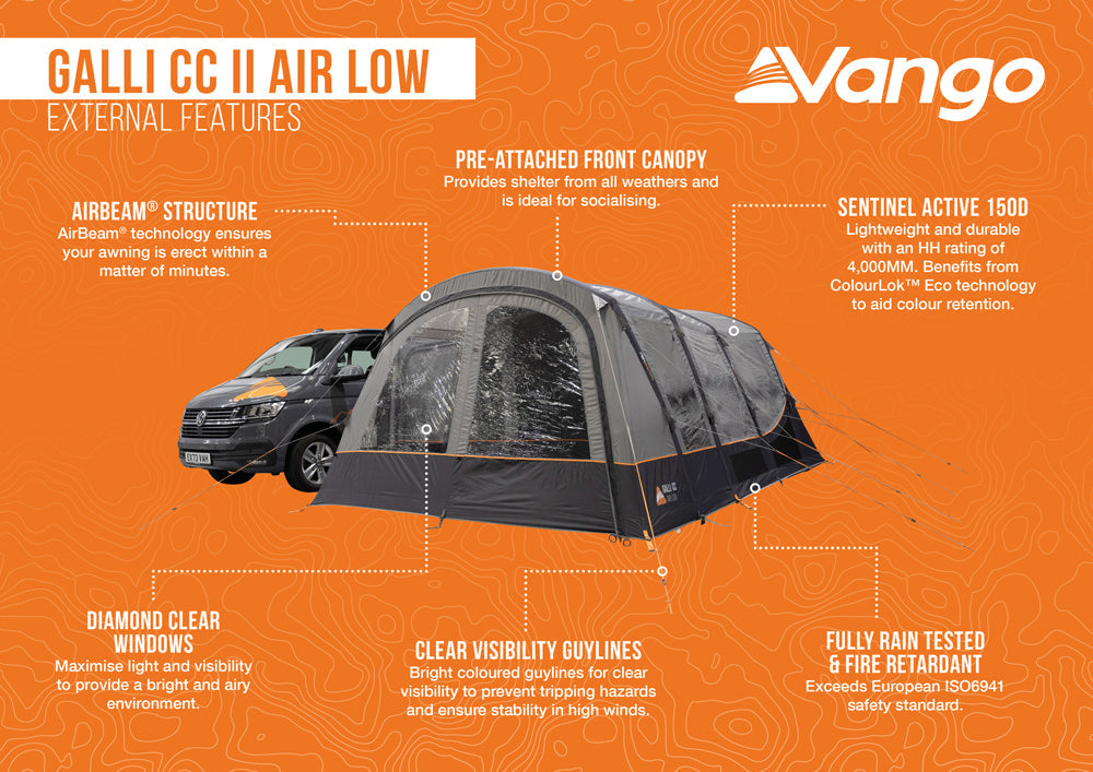 Vango Galli CC II Air Low Drive Away Awning 2026 model