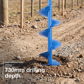 Hyundai 52cc Petrol Earth Auger, Post Hole Borer and Ground Drill - 100, 150 & 200mm| HYEA5200X